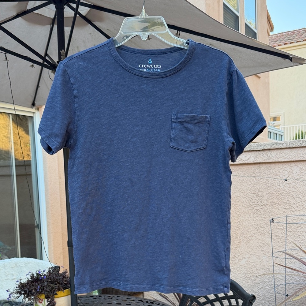 Crewcuts Men's Navy Short Sleeve Tee